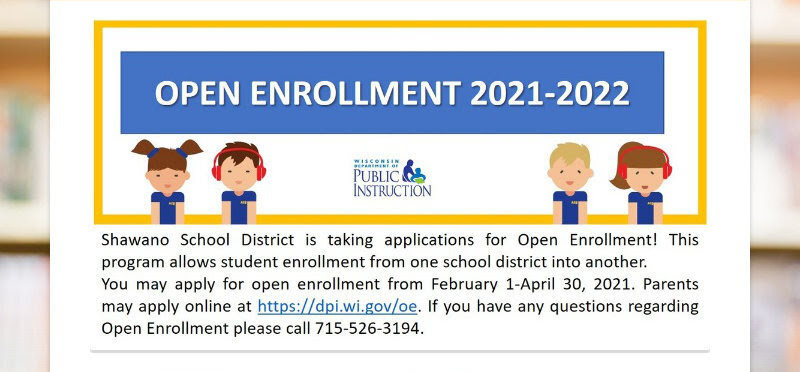 It's Open Enrollment Time! | Shawano School District