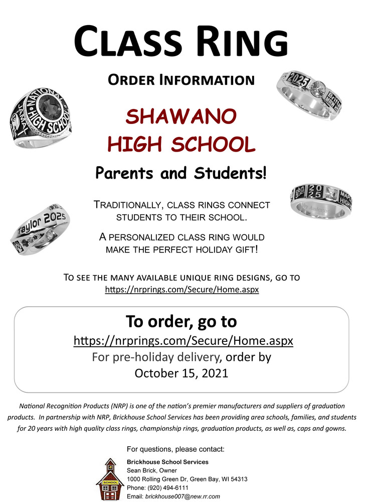 Class Ring Information